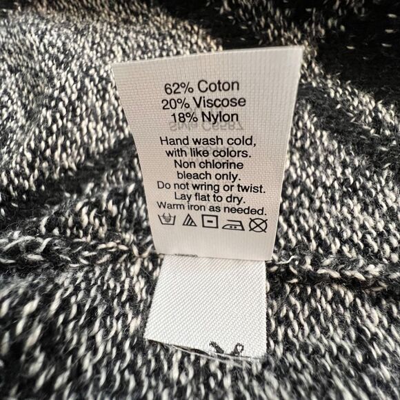 Madewell Womens Sweater All Angels Diamond Open Cardigan Sz S Grey Dolman Sleeve - Picture 6 of 9